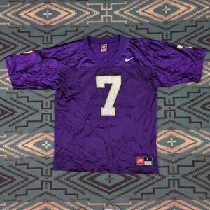 Vintage 90s Washington Huskies #7 Steve Emtman Nike Team Football Jersey Large